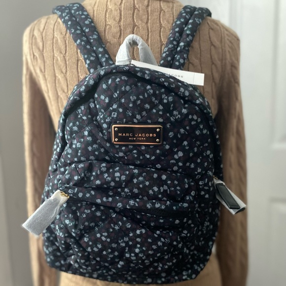 Marc Jacobs Handbags - NWT MARC JACOBS NY navy/floral print backpack